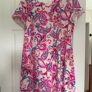 Lilly Pulitzer Cody Paisley Print Dress XXL